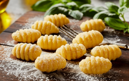 Itališkieji bulvių virtinukai Gnocchi