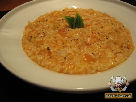 Risotto (ryžių rizotas)
