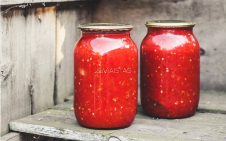 Savo sultyse marinuoti pomidorai be acto