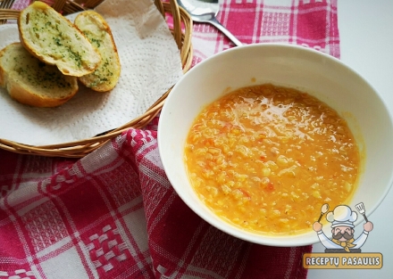 Pomidorų sriuba su lęšiais - viena skaniausių sriubų!