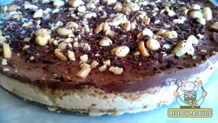 Raw snickers tortas