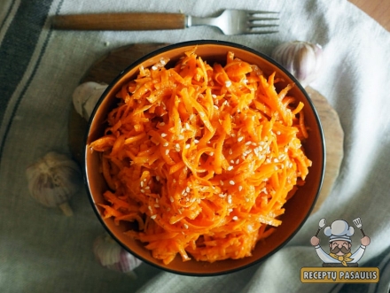Korėjietiškos morkos pagal Beatą