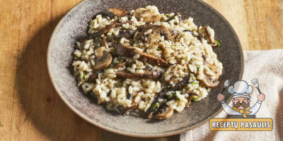 Italų Risotto su Grybais