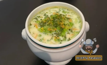 Pieniška daržovių sriuba