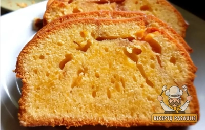 Paprastas ir pigus grietininis pyragas su soda