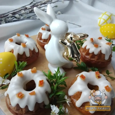 Kreminio sūrio keksiukų glajus