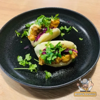 Mielinės bao bandelės - geriausias receptas