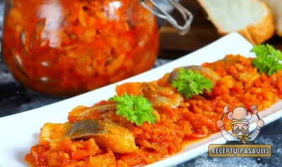 Silkės su džiovintais vaisiais ir morkomis