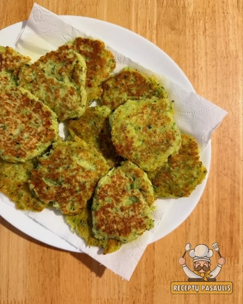 Fetos ir brokolių blyneliai