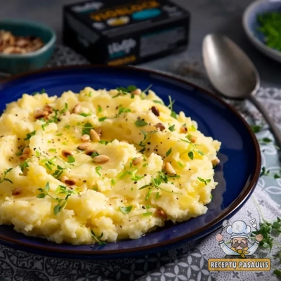 Bulvių košė su brokoliais