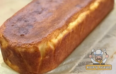 Greitas pyragas su grietine - grietininis plokštainis