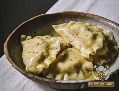 Ukrainietiški virtiniai su bulvių įdaru