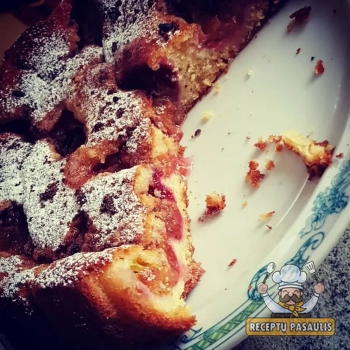 Labai skanus ir purus slyvų pyragas