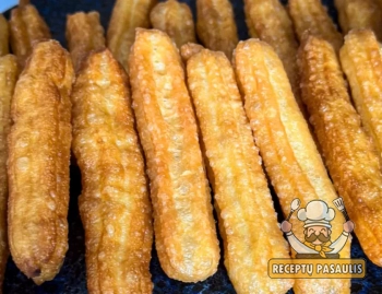 Ispaniškos Churros spurgos pagal gardu gardu receptą