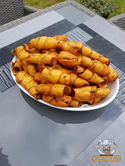 Čičinsko kepsnys iš kiaulienos faršo - bulvių apvalkale