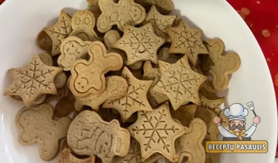 Skaniausi kalėdiniai sausainiai su kondensuotu pienu