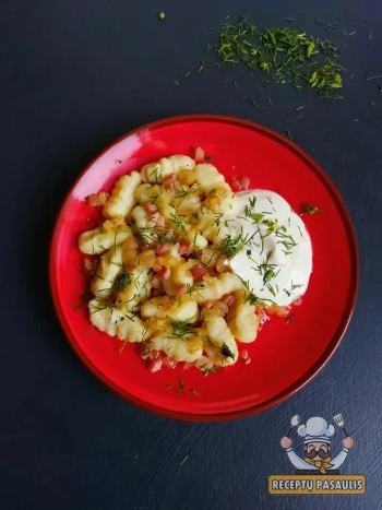 Moliūginiai gnocchi (virtinukai - tinginukai) su bulvėmis