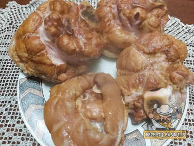 Greitpuodyje virta rūkyta kiaulienos karka