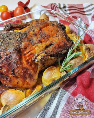 Anties marinavimas: Antis medaus - garstyčių padaže