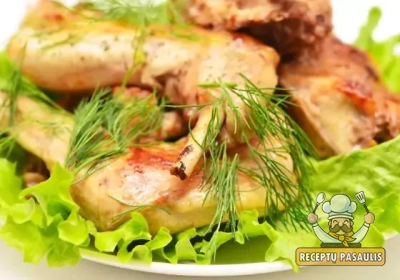 Keptas triušis (majonezo marinatas) - Kalėdoms ir ne tik!