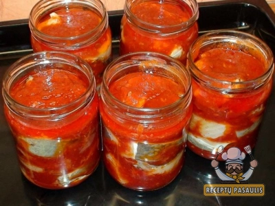 Marinuota strimelė pomidorų padaže