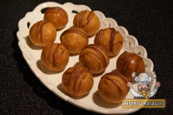 Rududu tinginys (rutuliukų formoje)