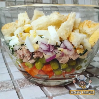 Sluoksniuotos tuno salotos