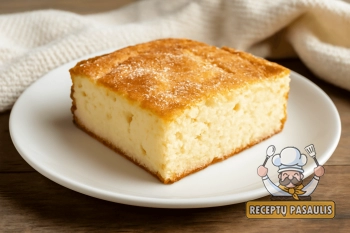 Tobulas tradicinis senovinis varškės apkepas pagal močiutę