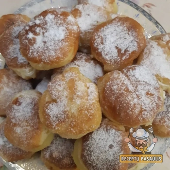 Mielinės obuolių spurgos