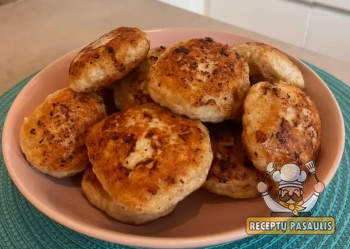 Sveiki vištienos kotletai su cukinija be miltų, manų kruopų ar krakmolo