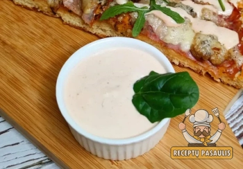 Kefyrinis kebabų arba picos padažas su majonezu