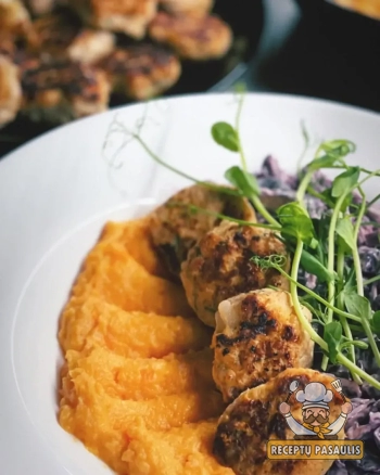 Lašišos kotletai su manais