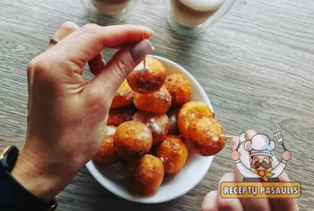 Sveikesnės spurgytės su varške