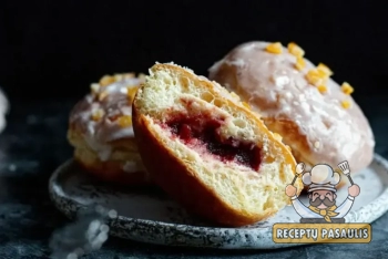 Mielinės spurgos su džemu