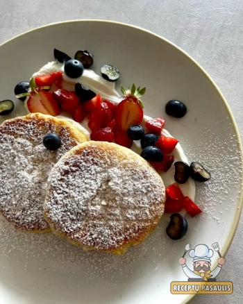 Sveikesni naminiai varškėčiai su avižų miltais ir bananais