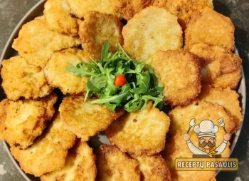 Paprasti ir traškūs cukinijų blynai orkaitėje