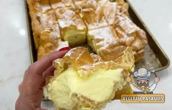 Pyragas "Karpatka" su kremu