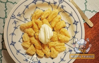 Miltiniai ežiukai (virtinukai) su varške