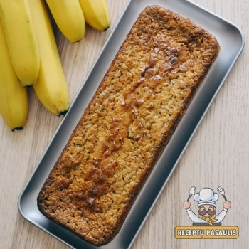 Skaniausias bananų pyragas su kefyru
