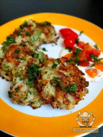 Greiti ir sveiki brokolių ir žiedinių kopūstų blynai