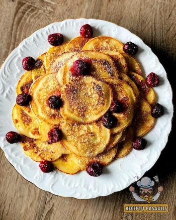 Jogurtiniai blynai su obuoliais