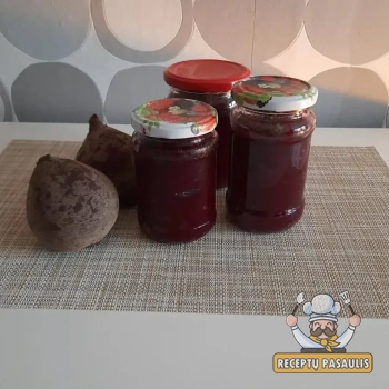 Burokėliai su pomidorų padažu žiemai