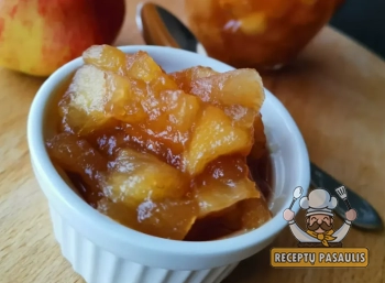 Labai skani tradicinė obuolienė žiemai