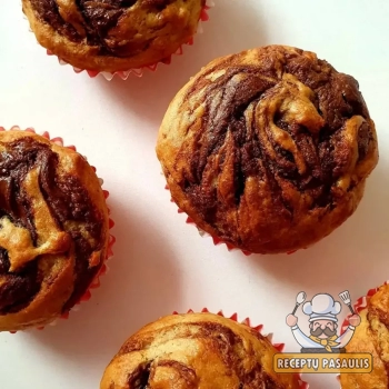 Paprasti keksiukai su Nutella