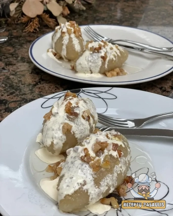 Greiti cepelinai arba lengvas cepelinų receptas su mėsa