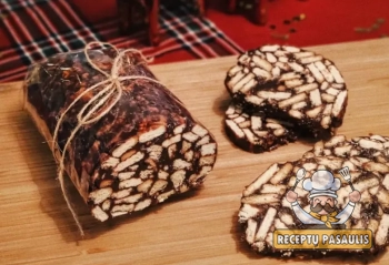 Pyragas Tinginys su kondensuotu pienu