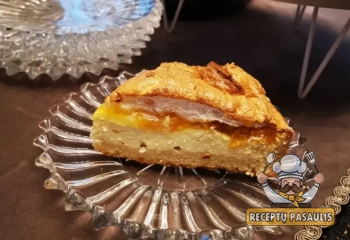 Tortas angelo ašara su persikais