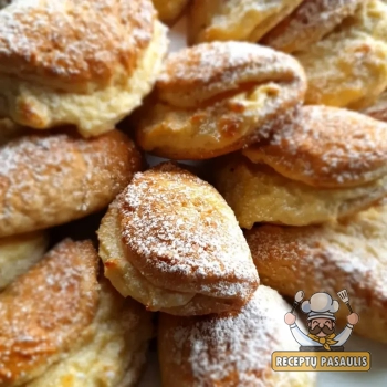 Skanūs ir minkšti grietiniečiai su varške