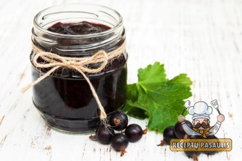 Paprasta juodųjų serbentų uogienė