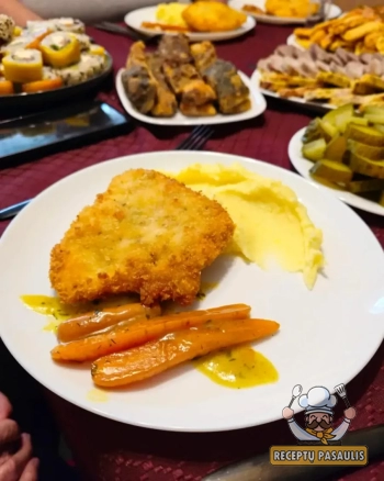 Labai skanus ir sultingas kiaulienos karbonadas